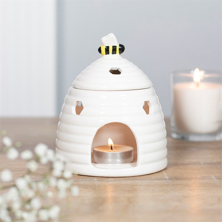 White Beehive Wax Burner