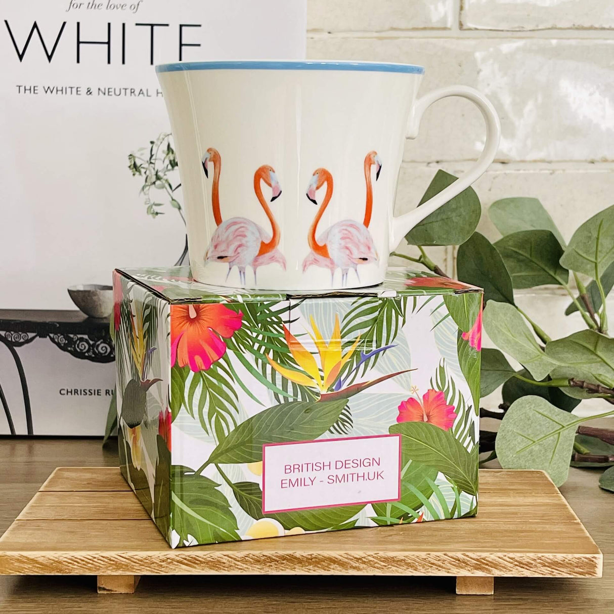 Bone China Mug - Flossy & Amber