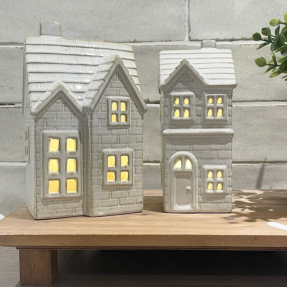 Glazed Ceramic Tiled LED House