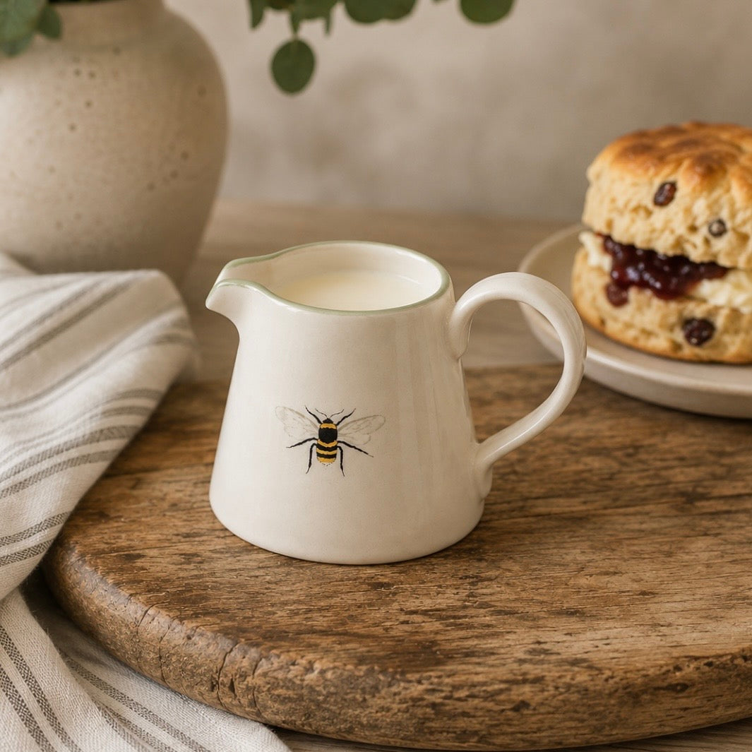 Bee Mini Stoneware Jug