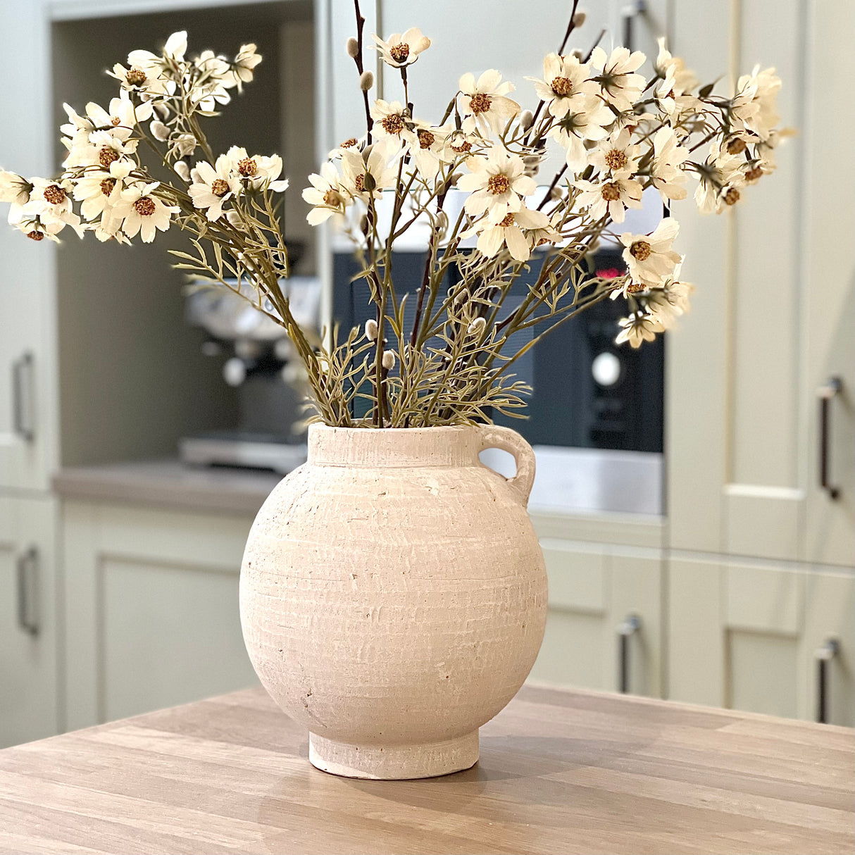 White Textured Vase | 24.5cm