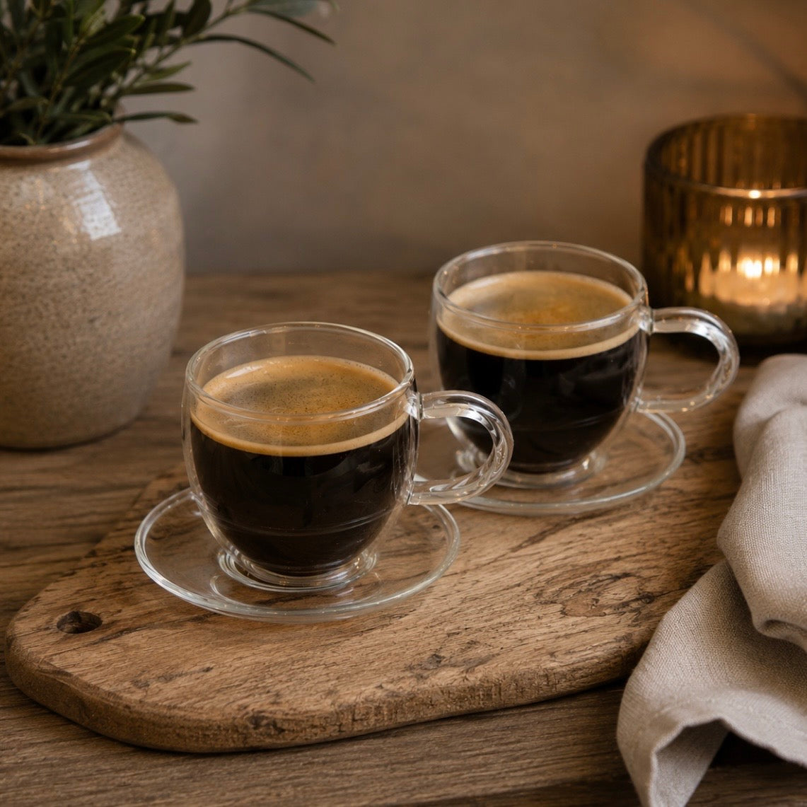 Espresso Cup & Saucer - Set of 2