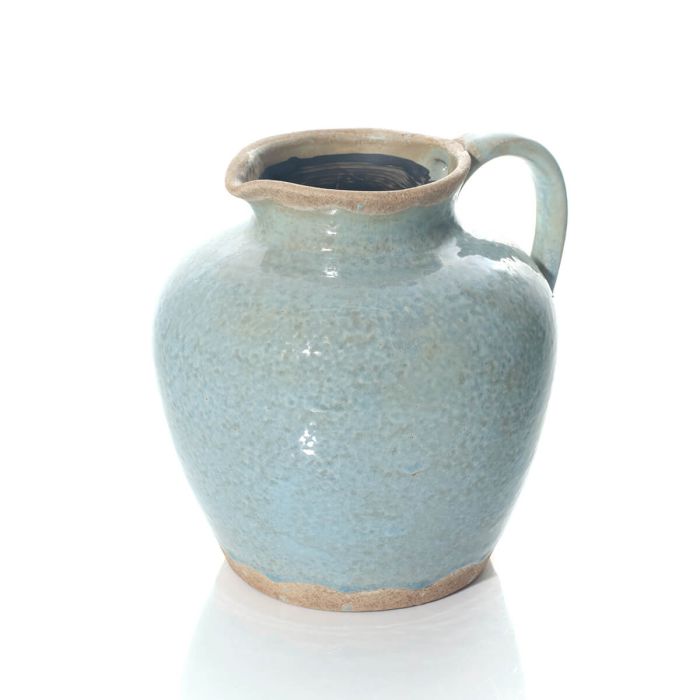 Antiqued Reactive Glaze Jug