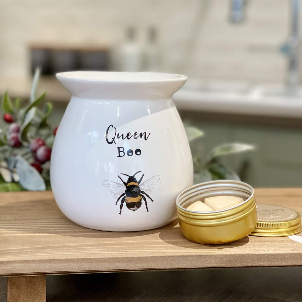 Queen Bee Wax Melt Burner Gift Set