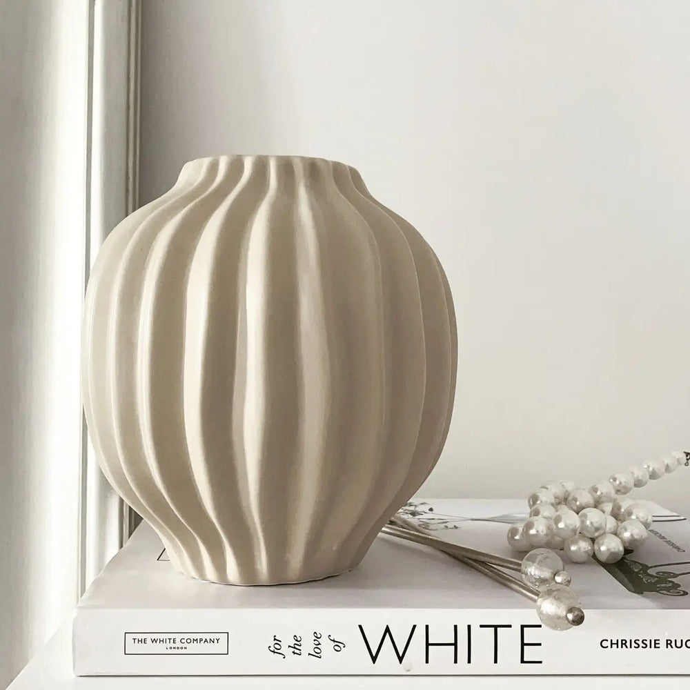 Rowan Oatmeal Vase | 19cm