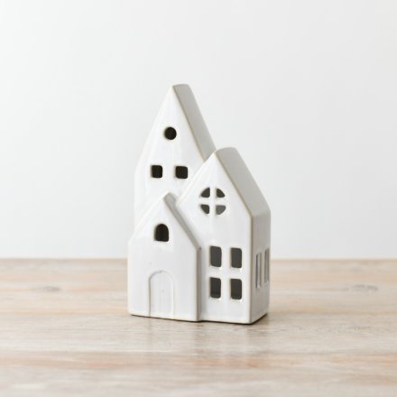 Trio of Reactive LED Houses