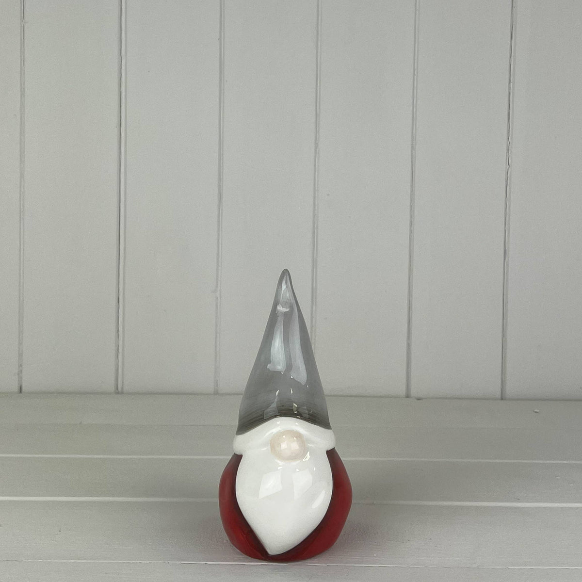Red/Grey Ceramic Gonk 16cm