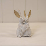 Glazed Ceramic Rabbit Ornament