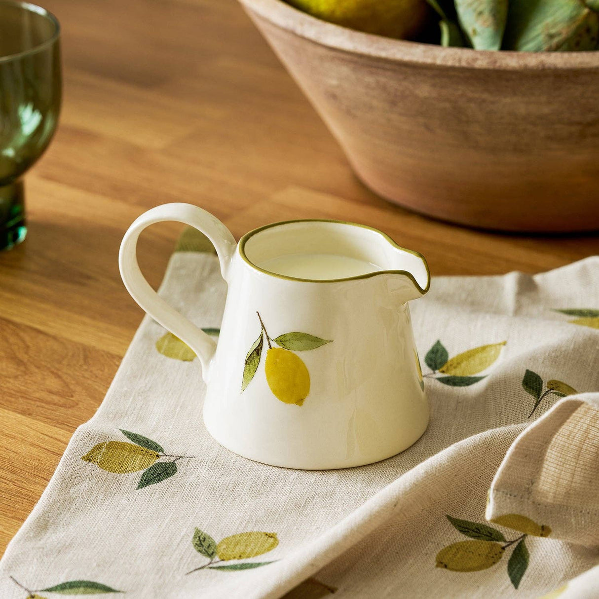 Lemons Mini Stoneware Jug