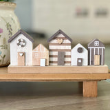 Beach Hut Houses Deco | 18cm