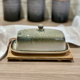 Reactive Glaze Butter Dish