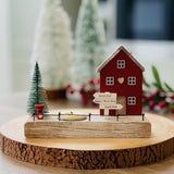 Christmas House Tealight Holder | 18cm