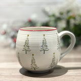 Christmas Trees Stoneware Mug