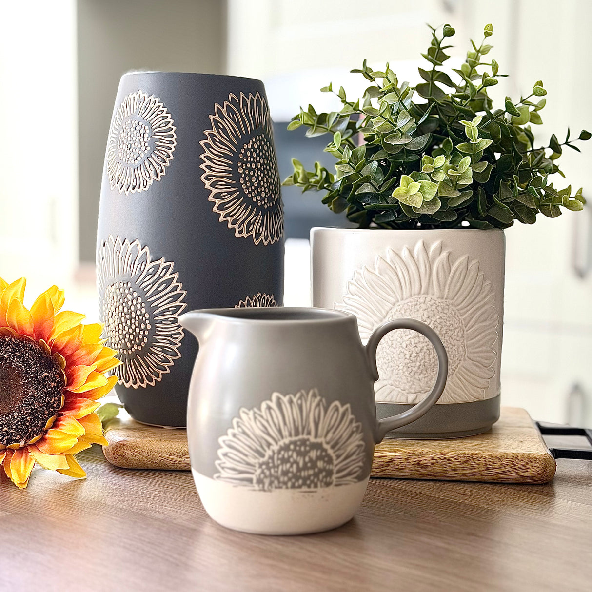 Artisan Flower Large Planter