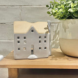 Natural T-light holder House | 11.5.cm