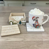 Christmas Market Coasters | Set of 4