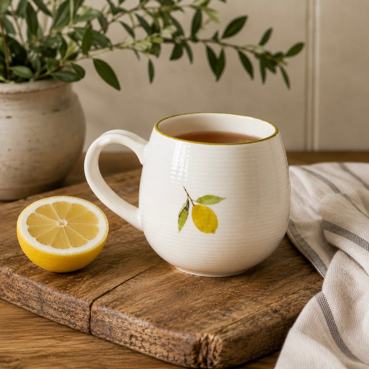 Lemons Stoneware Mug