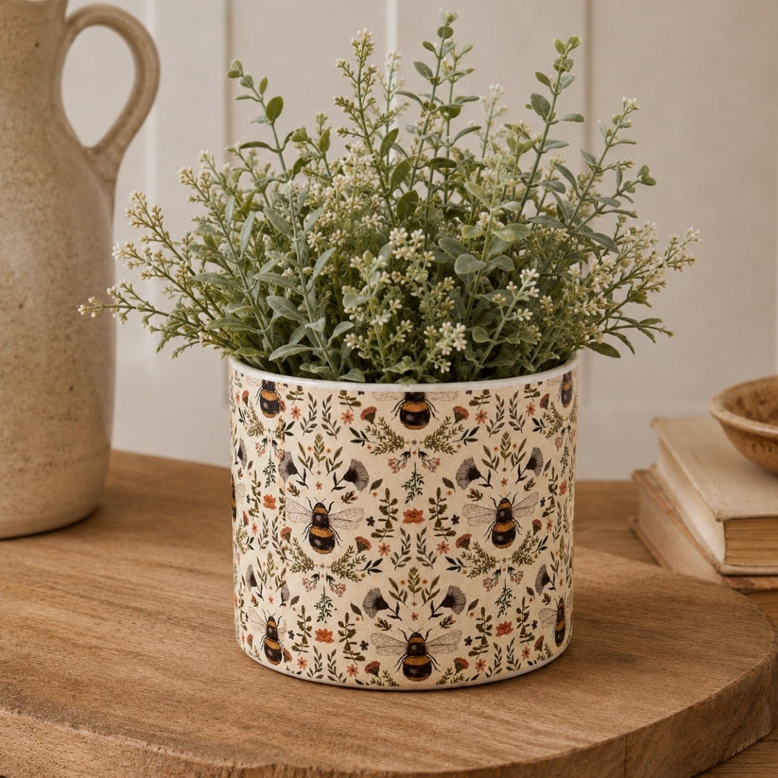 Botanical Bee Pot