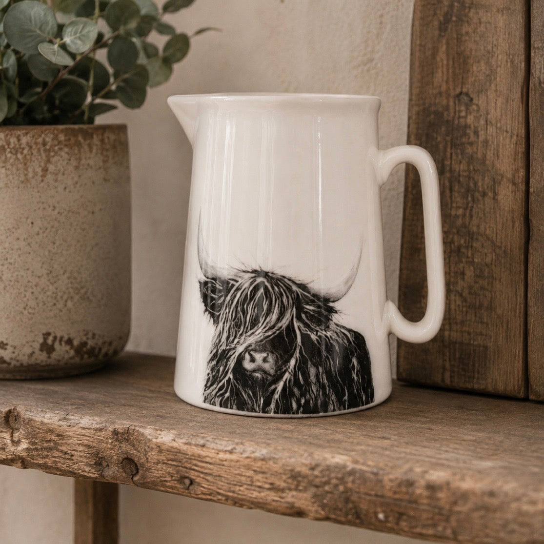 Highland Cow Jug