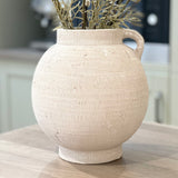 White Textured Vase | 24.5cm