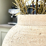 White Textured Vase | 24.5cm