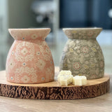 Pastel Floral Wax Burner | Pink
