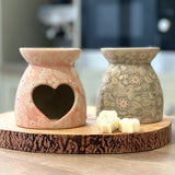 Pastel Floral Wax Burner | Pink