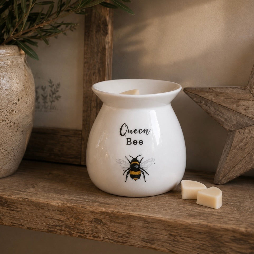 Queen Bee Wax Melt Burner Gift Set