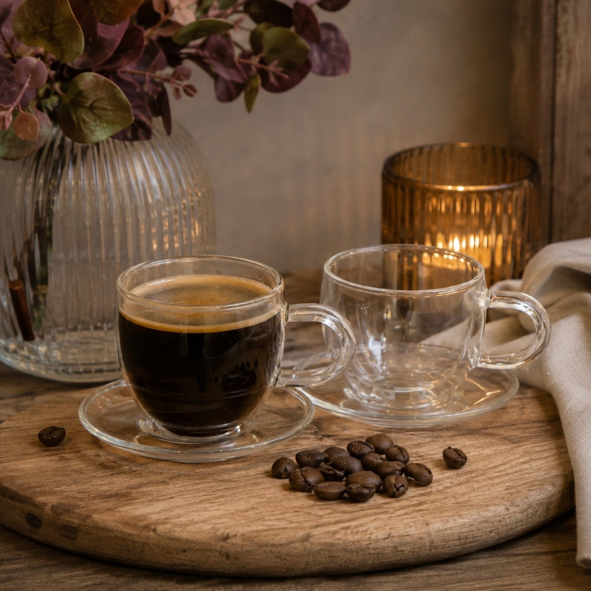 Espresso Cup & Saucer - Set of 2