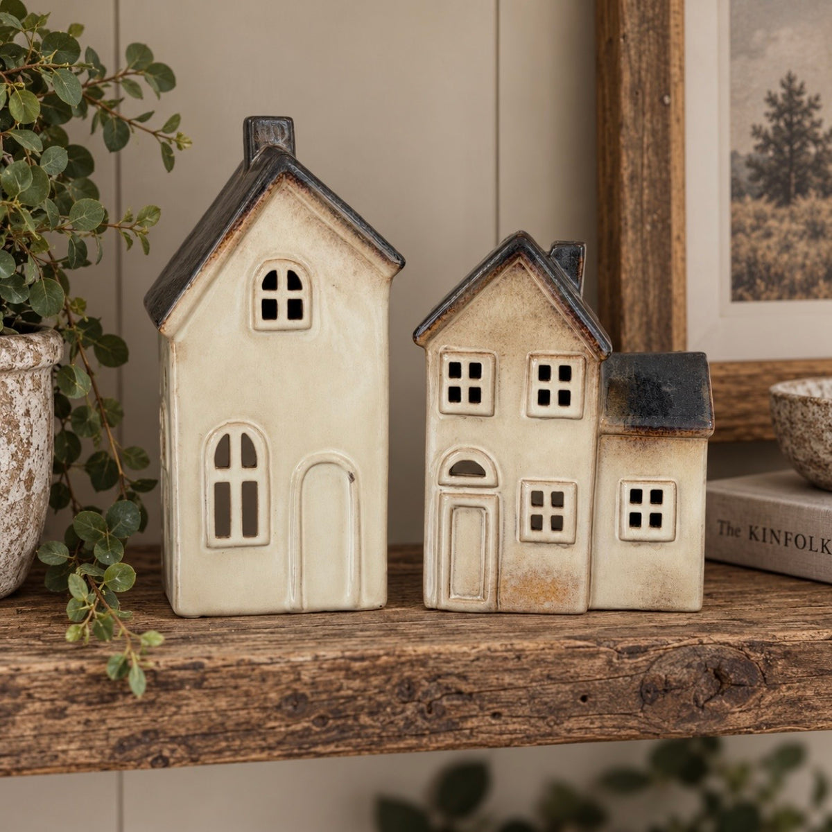 Metallic Tealight House | 15.5cm