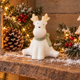 Ceramic Sitting Reindeer | 11.5cm