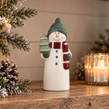 Snowman with Christmas Tree | 13.5cm