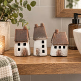 Speckle Neutral LED House | Set of 3