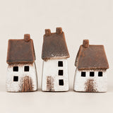 Speckle Neutral LED House | Set of 3