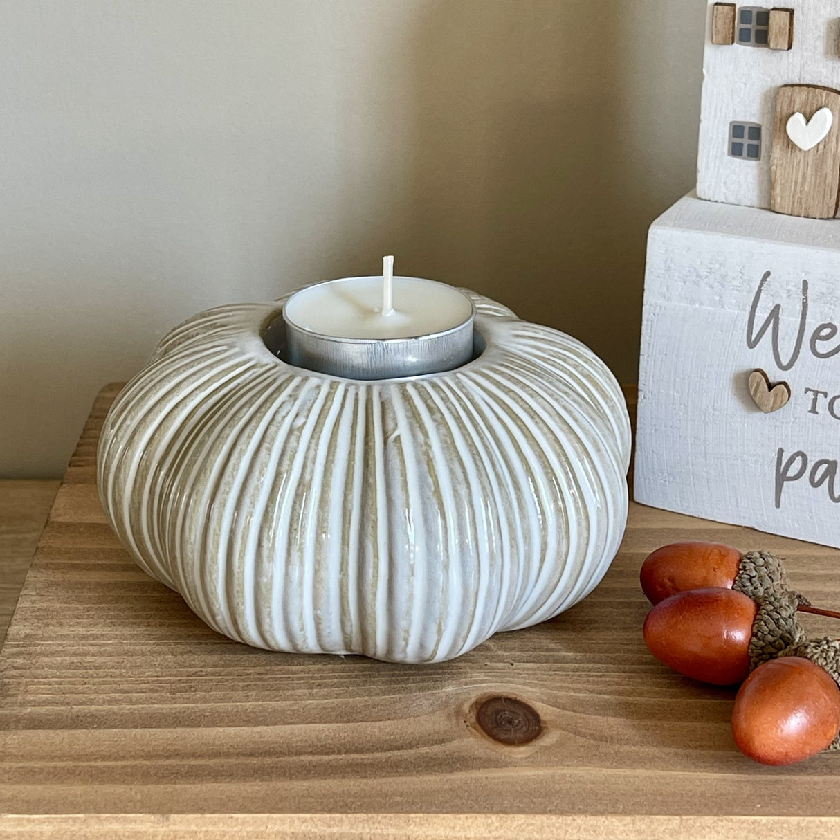 Pumpkin Tealight Holder