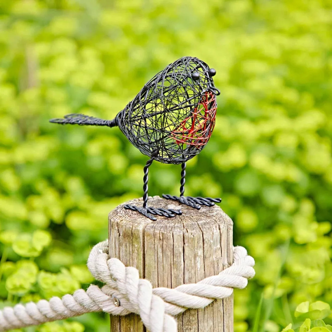 Wire Robin Decorative Ornament | Set of Two