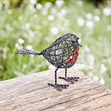 Wire Robin Decorative Ornament | Set of Two