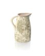 Vintage Floral & Leaf Stoneware Jug