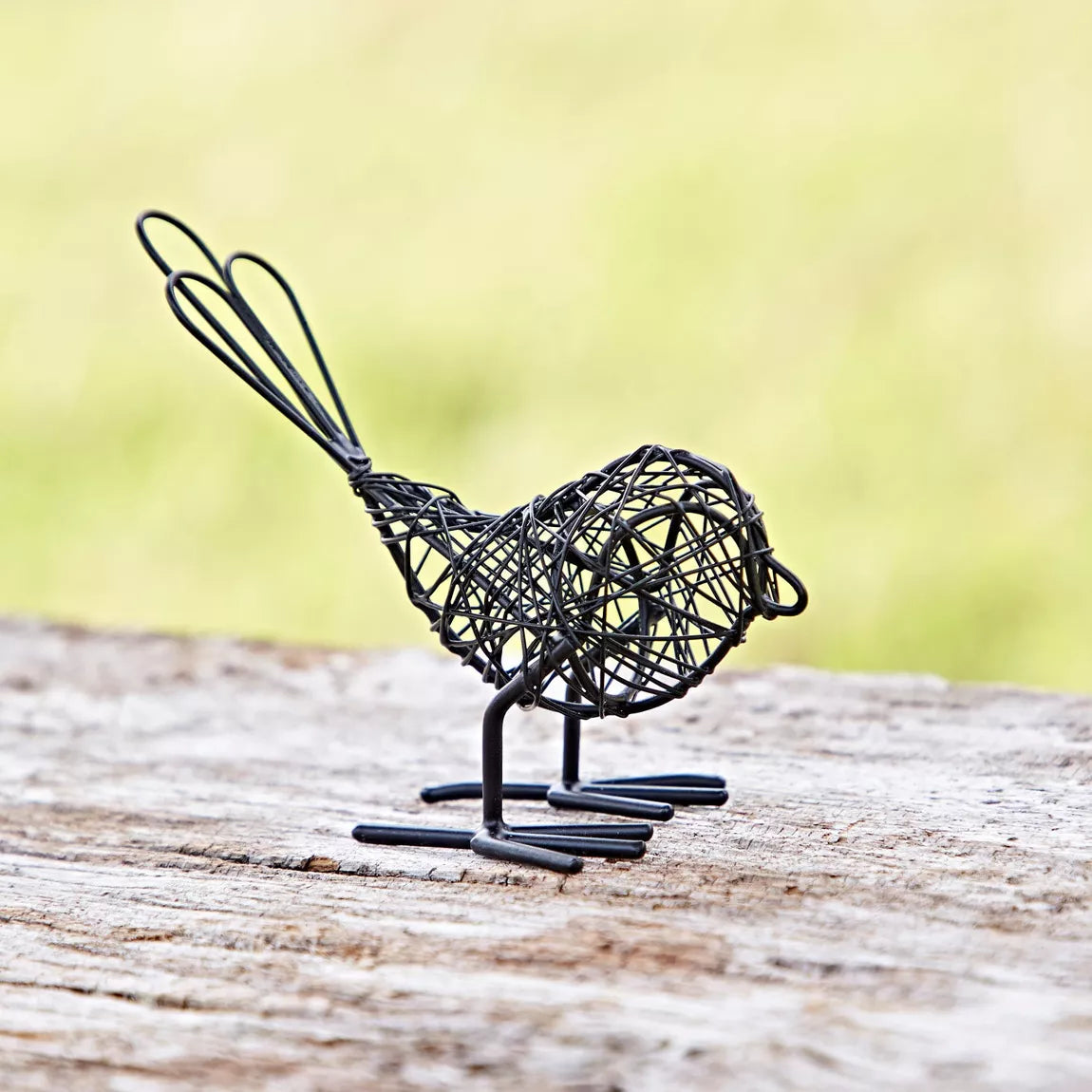 Set of Three Mini Wire Bird Ornaments