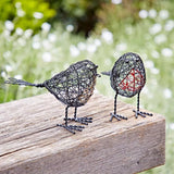 Wire Robin Decorative Ornament | Set of Two