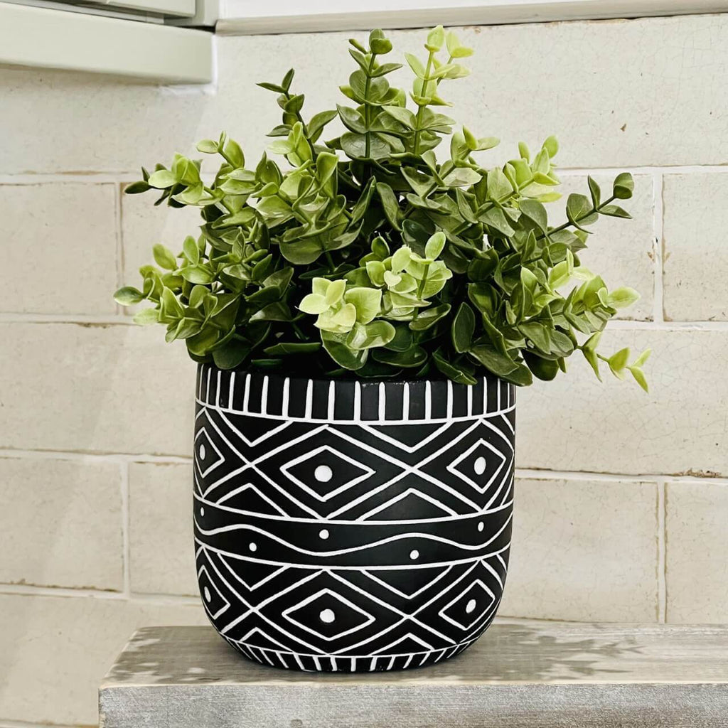 Aztec Plant Pot - Starburst Interiors Limited