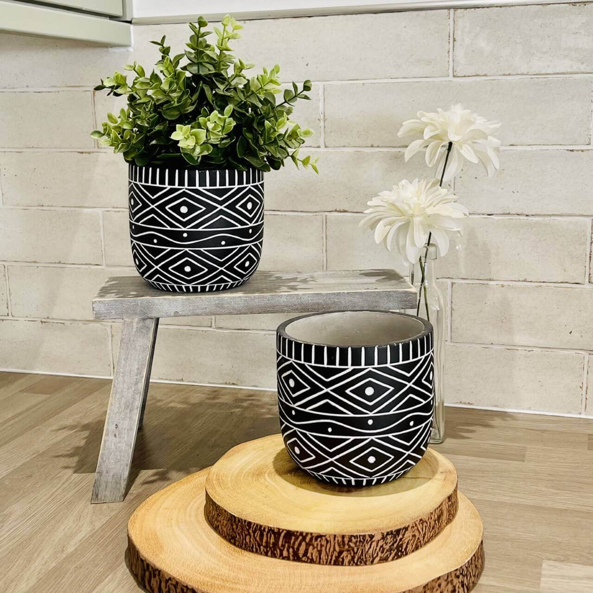 Aztec Plant Pot - Starburst Interiors Limited