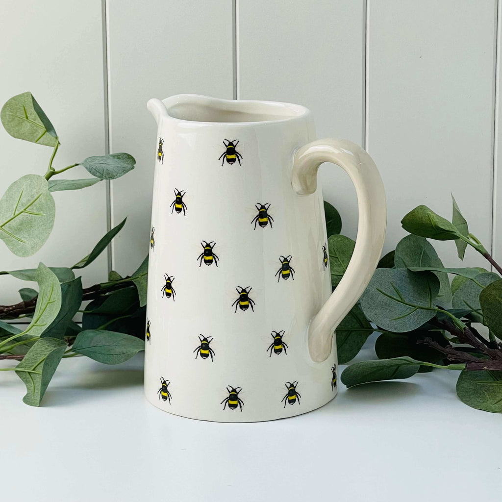 Bee Ceramic Flower Jug - Starburst Interiors Limited