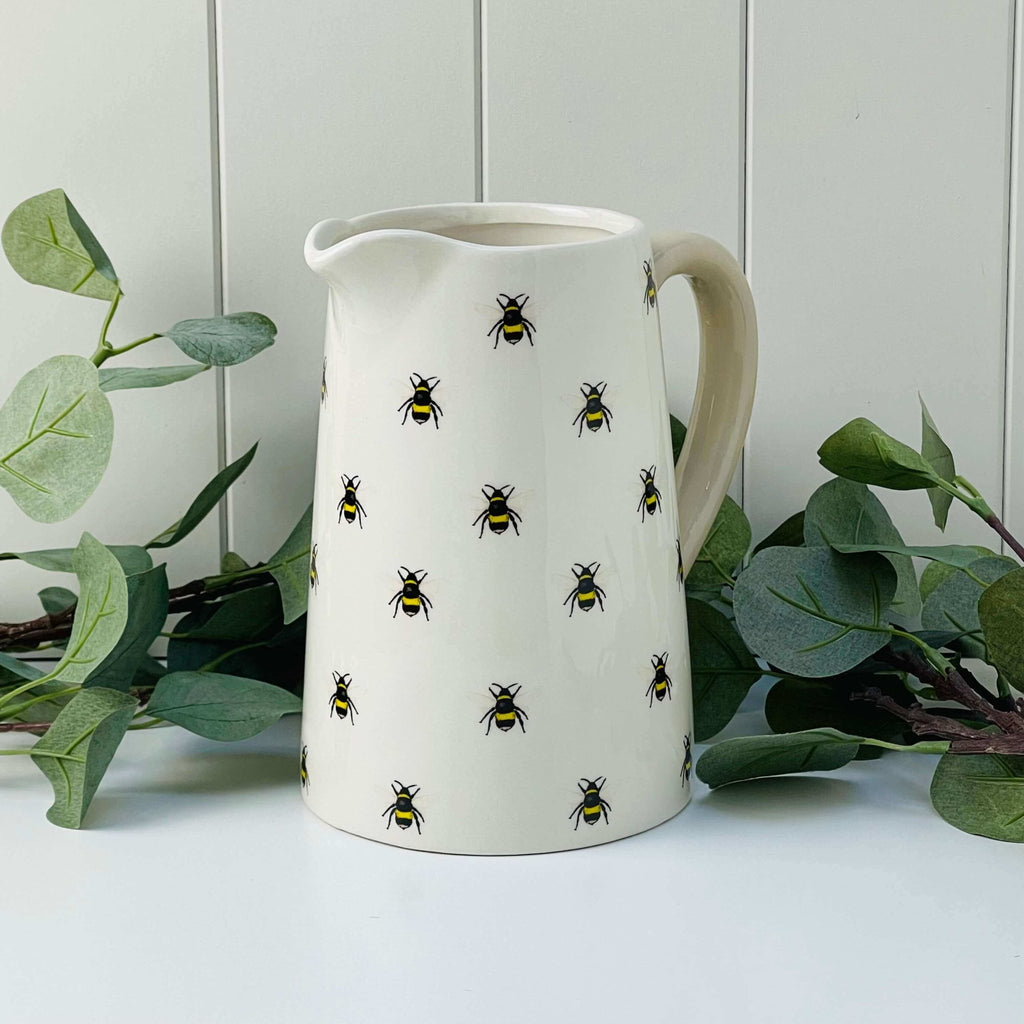 Bee Ceramic Flower Jug - Starburst Interiors Limited