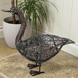 Garden Ornament - Handmade Wire Goose - Starburst Interiors Limited