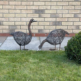 Garden Ornament - Handmade Wire Goose - Starburst Interiors Limited