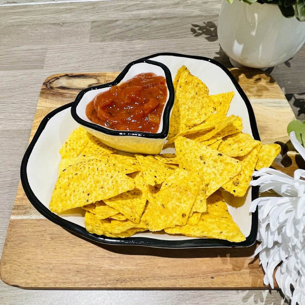 Monochrome Snack Dish - Starburst Interiors Limited